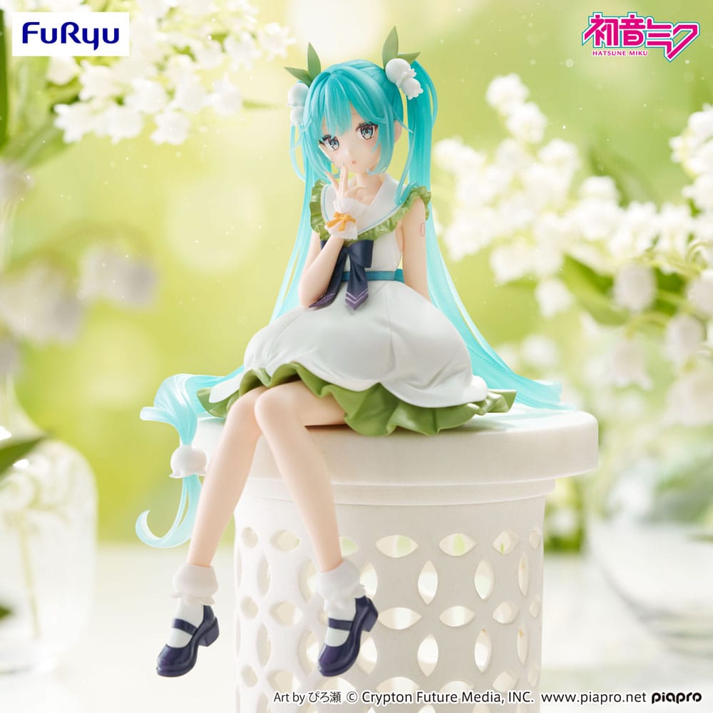 Hatsune Miku Noodle Stopper PVC Figur Flower Fairy Lily of the Valley 14 cm Furyu