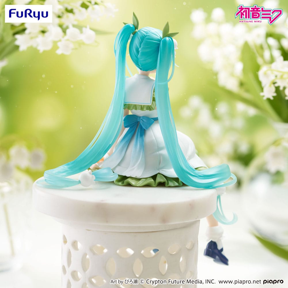 Hatsune Miku Noodle Stopper PVC Figur Flower Fairy Lily of the Valley 14 cm Furyu