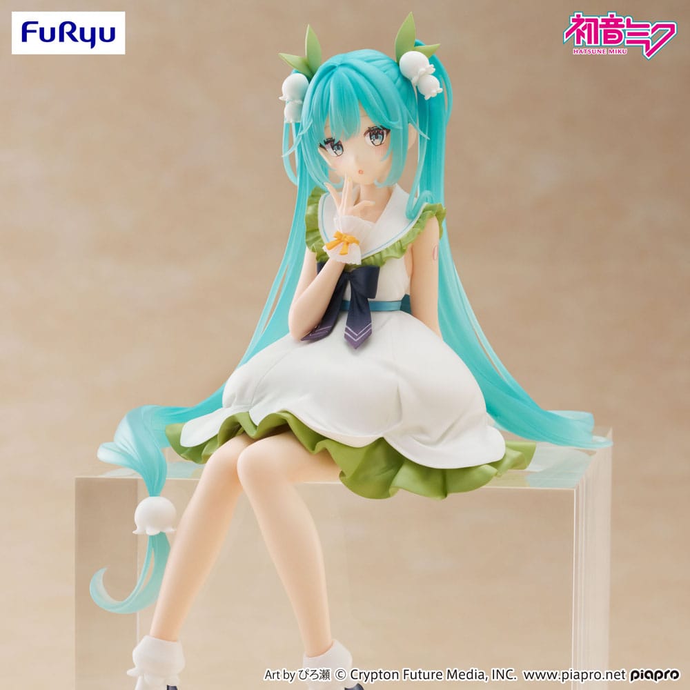Hatsune Miku Noodle Stopper PVC Figur Flower Fairy Lily of the Valley 14 cm Furyu