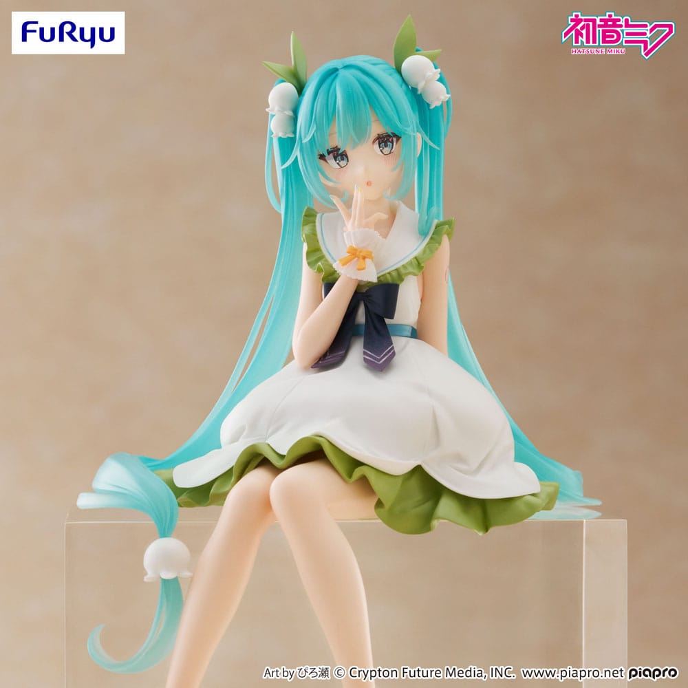 Hatsune Miku Noodle Stopper PVC Figur Flower Fairy Lily of the Valley 14 cm Furyu