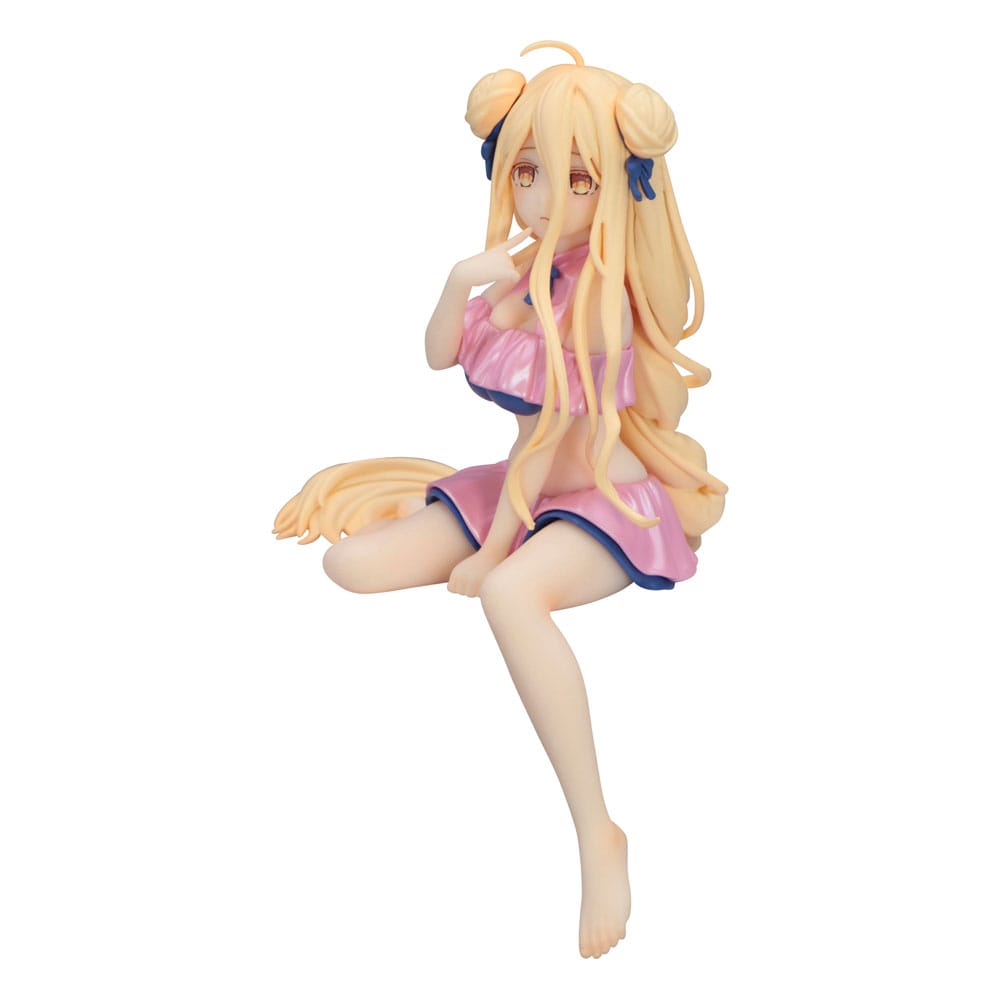 Date A Live V Noodle Stopper PVC Figur Mukuro Hoshimiya Baddräkt Pastellrosa Färg Ver. 13 cm Furyu