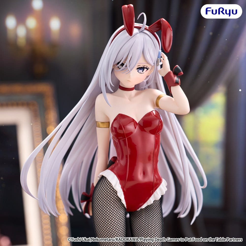 Playing games of death to put food on the table BiCute Bunnies PVC Figure Yuki 25 cm