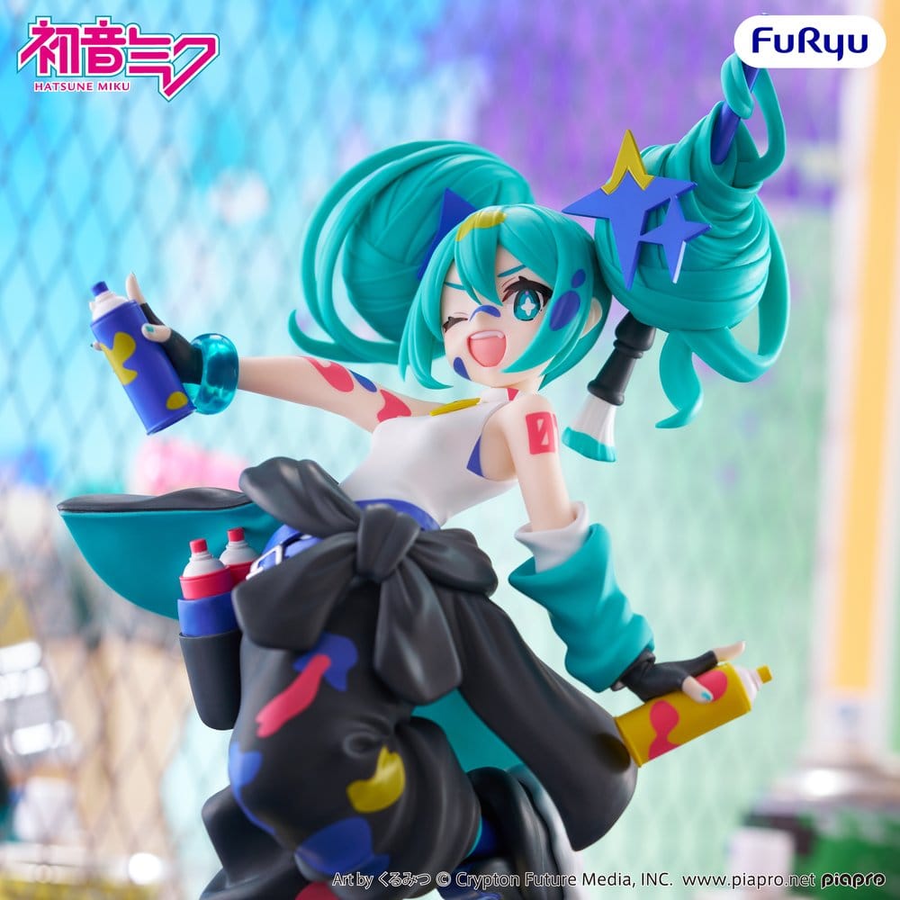 Hatsune Miku Muchute PVC-Figur Målad Flicka Andra Färg Ver. 23 cm