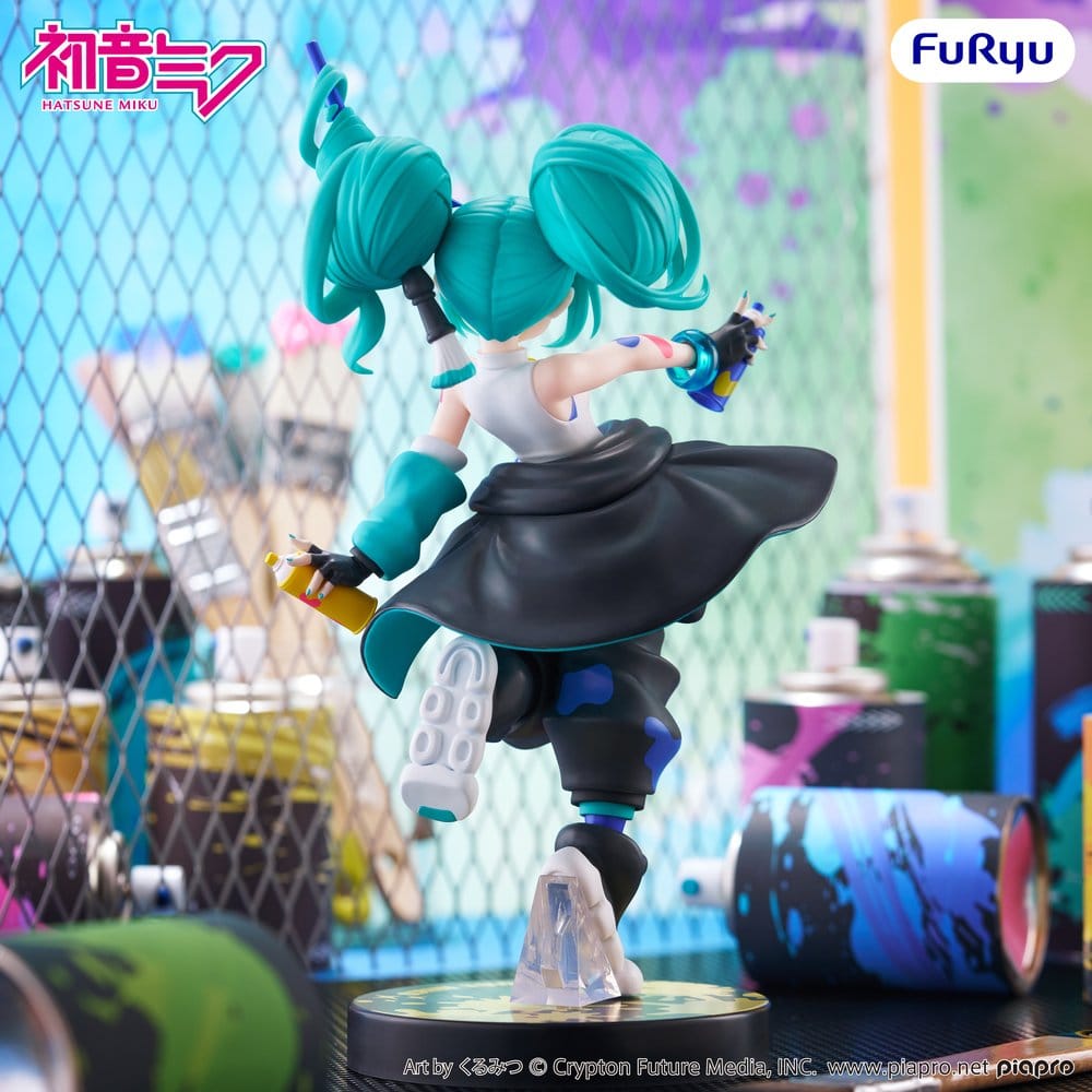 Hatsune Miku Muchute PVC-Figur Målad Flicka Andra Färg Ver. 23 cm