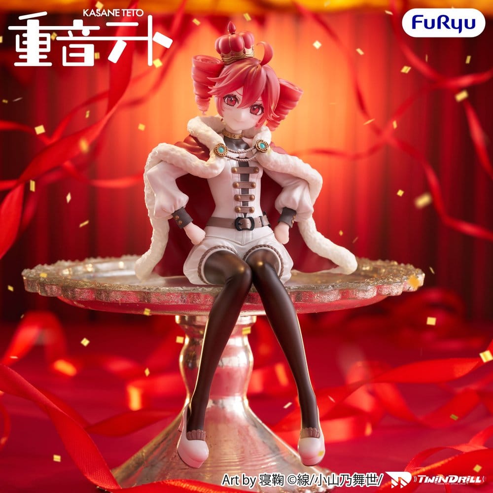 Vocaloid Nudelstop PVC-figur Kasane Teto King Version 15 cm