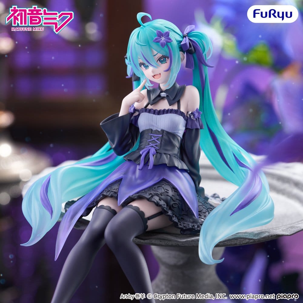 Hatsune Miku Nudelstoppare PVC-figur Blomsterfe Bergsklocka 14 cm
