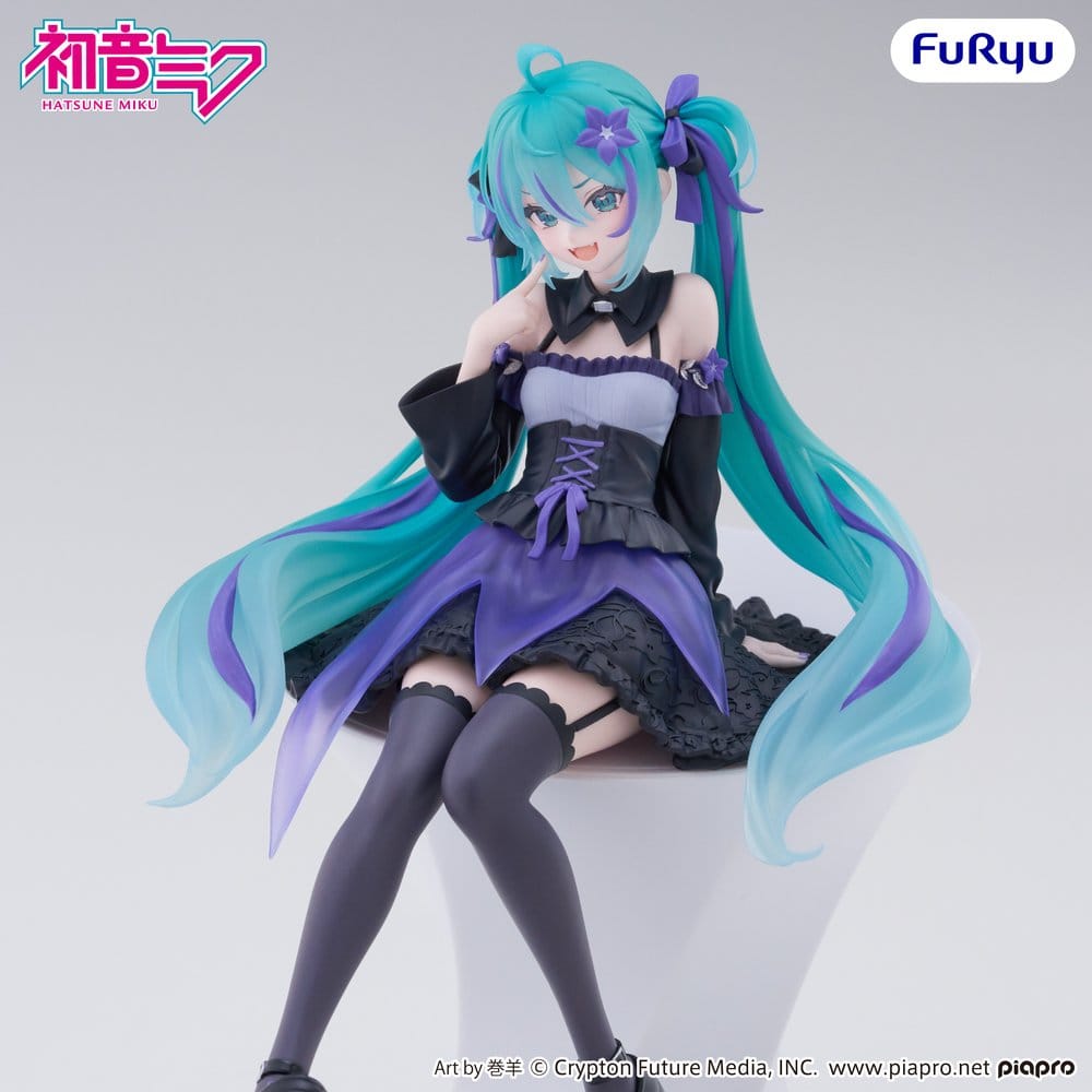 Hatsune Miku Nudelstoppare PVC-figur Blomsterfe Bergsklocka 14 cm