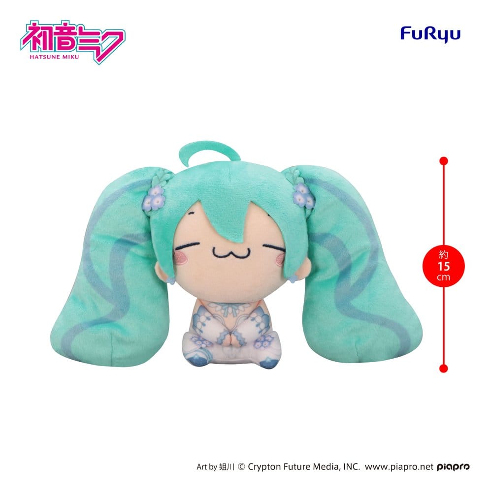 Hatsune Miku Mochipico gosedjur Nemophila B 15 cm
