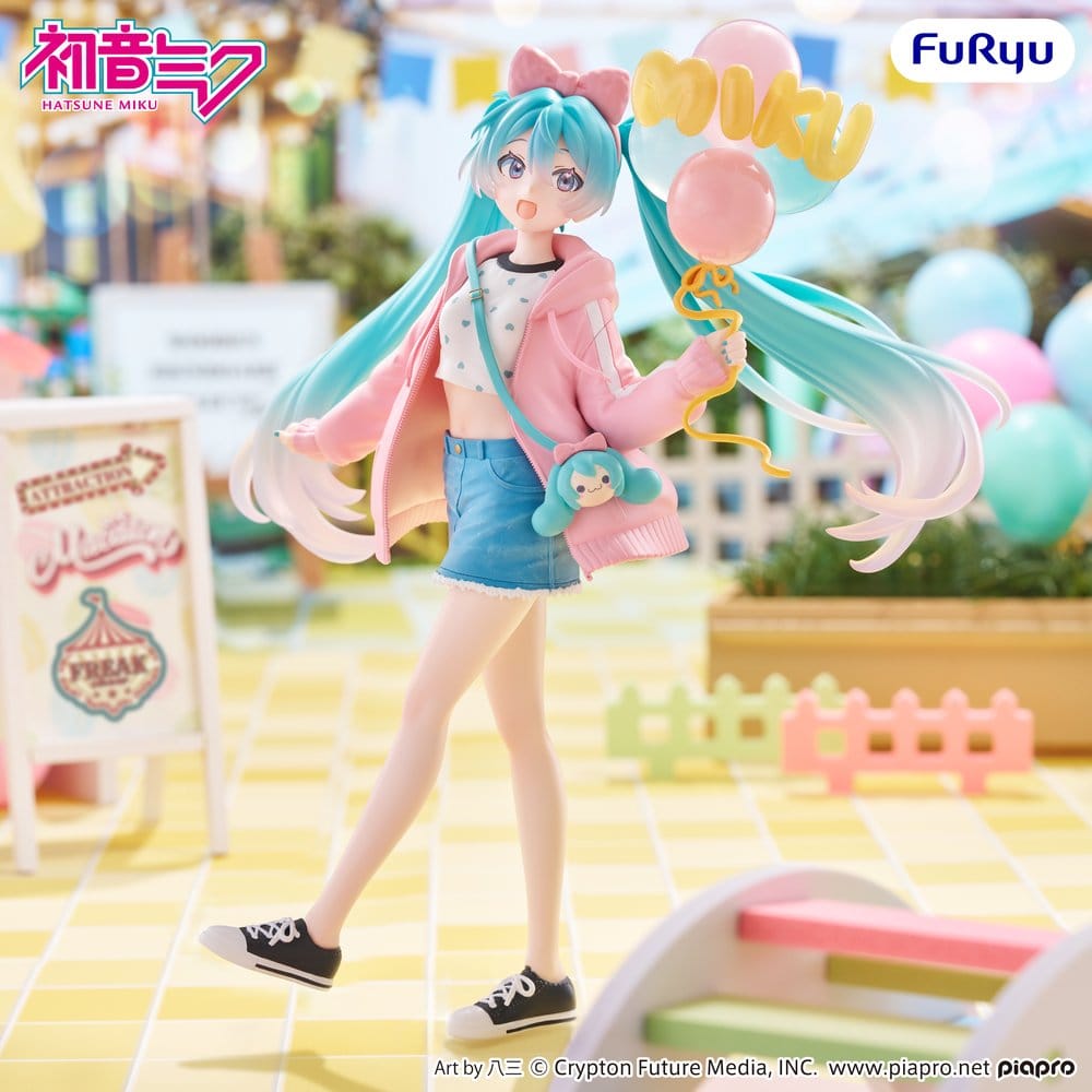Hatsune Miku Muchute PVC-figur Tema Park Dejting Version 19 cm