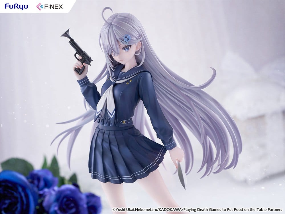 Play Dead Games to Get Food on the Table PVC Figure 1/7 Yuki School Uniform Version 24 cm
