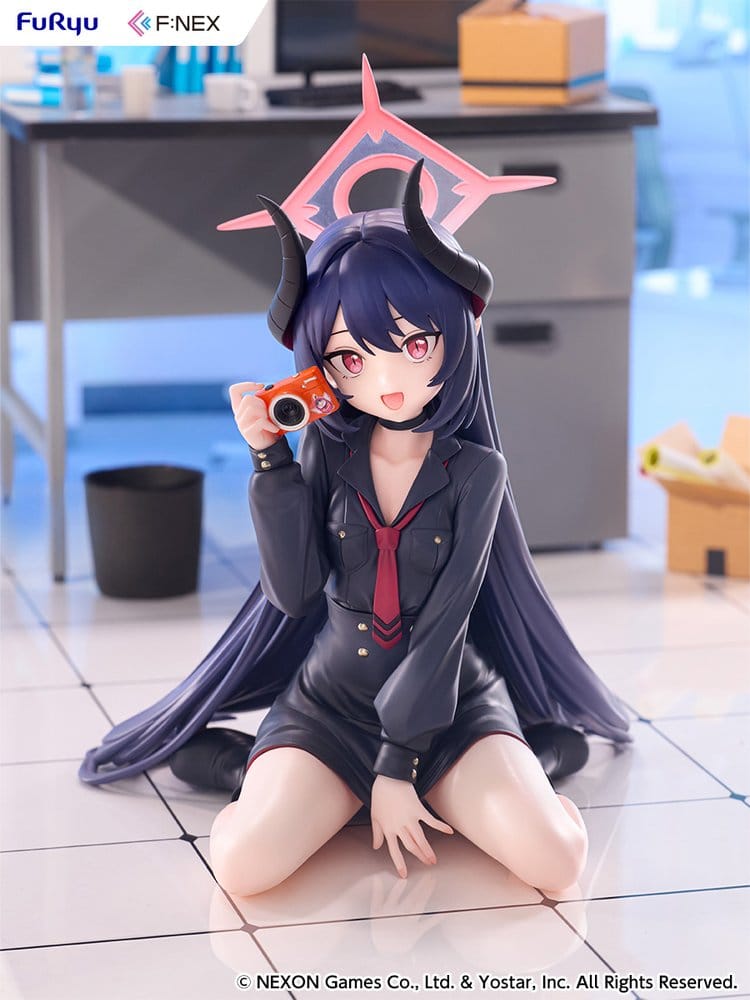 Blue Archive F:NEX PVC-figur 1/7 Chiaki Memorial Lobby Ver. 38 cm