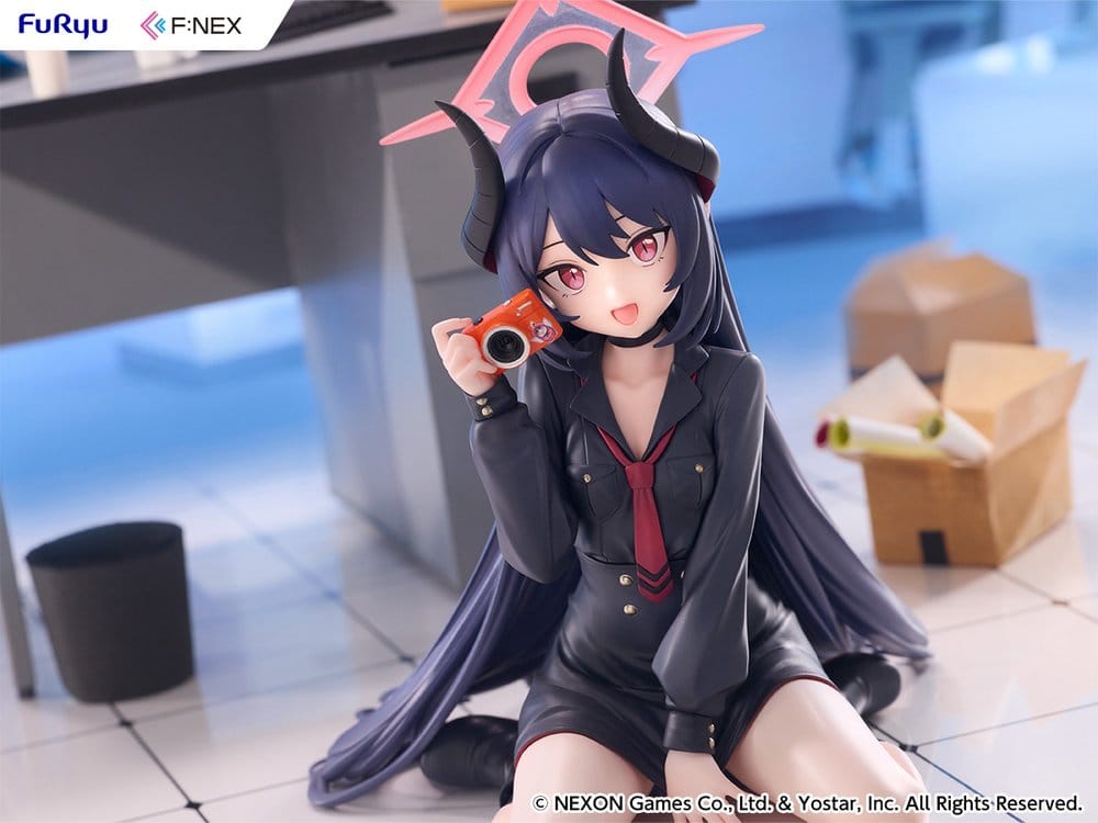 Blue Archive F:NEX PVC-figur 1/7 Chiaki Memorial Lobby Ver. 38 cm