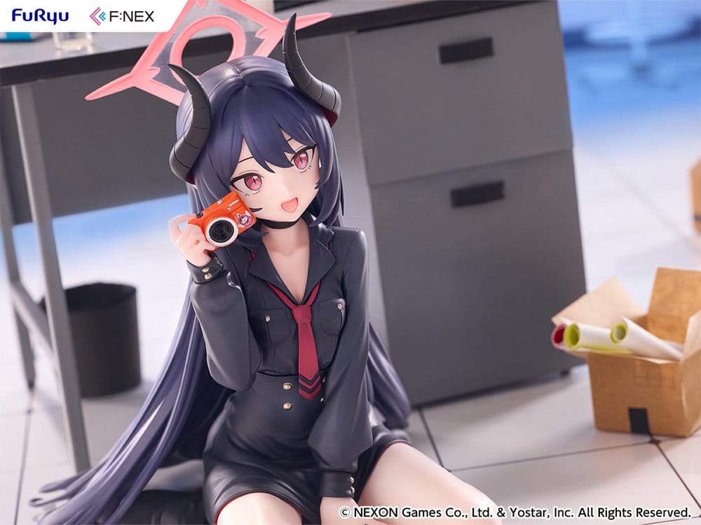Blue Archive F:NEX PVC-figur 1/7 Chiaki Memorial Lobby Ver. 38 cm
