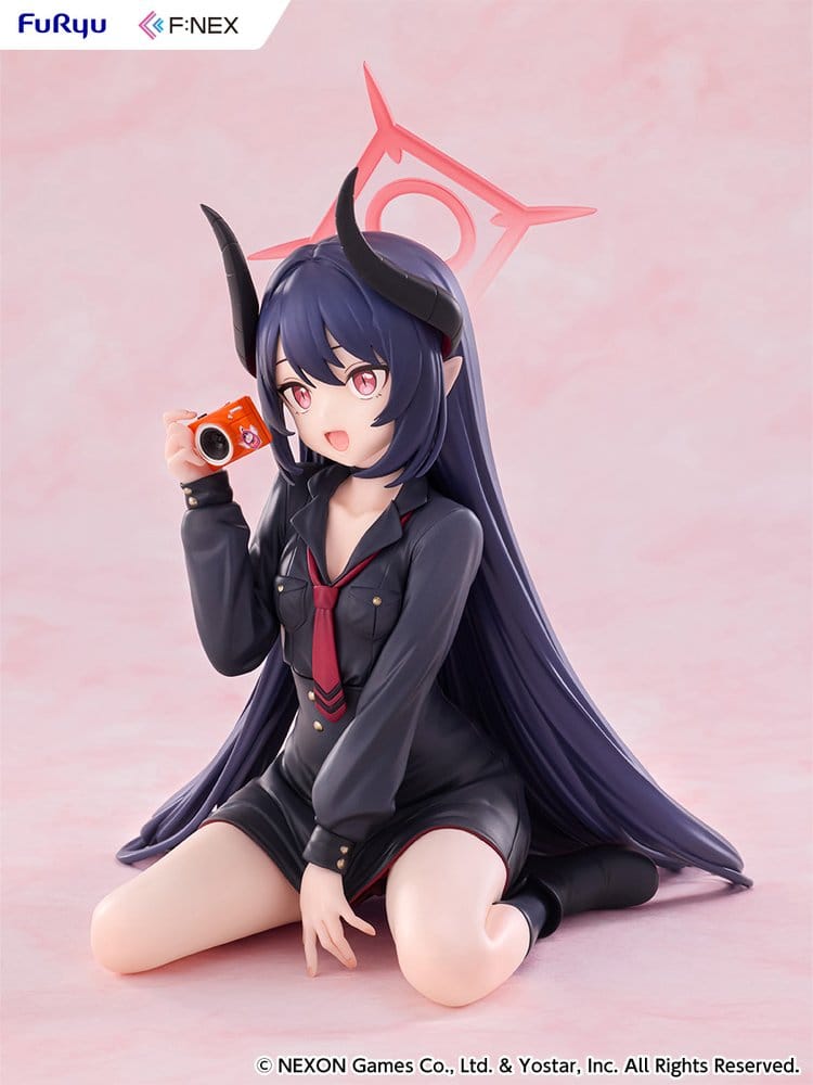 Blue Archive F:NEX PVC-figur 1/7 Chiaki Memorial Lobby Ver. 38 cm