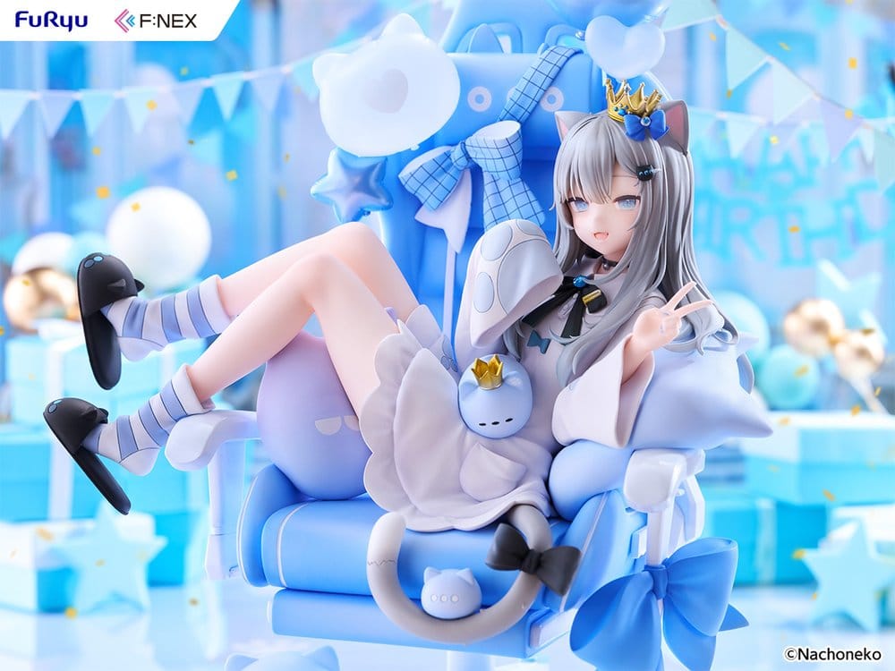 Virtual YouTuber F:NEX PVC Figure 1/7 Nachoneko Birthday Ver. 24 cm