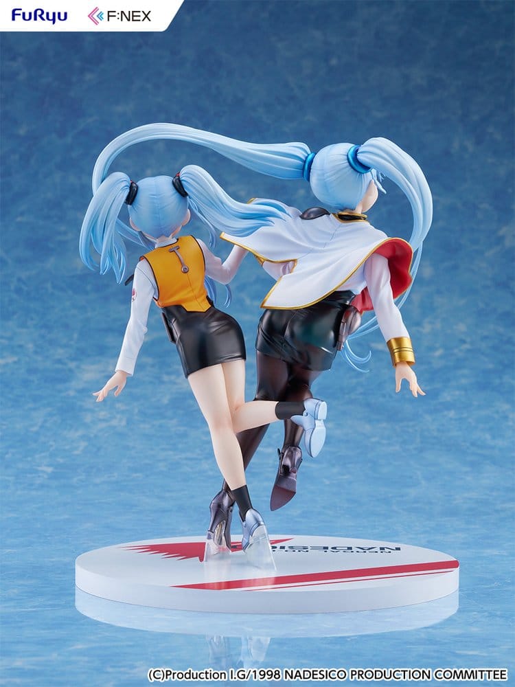 Nadesico filmen Mörkrets prins PVC-figur 1/7 Ruri Hoshino dubbel ruriruri version 22 cm