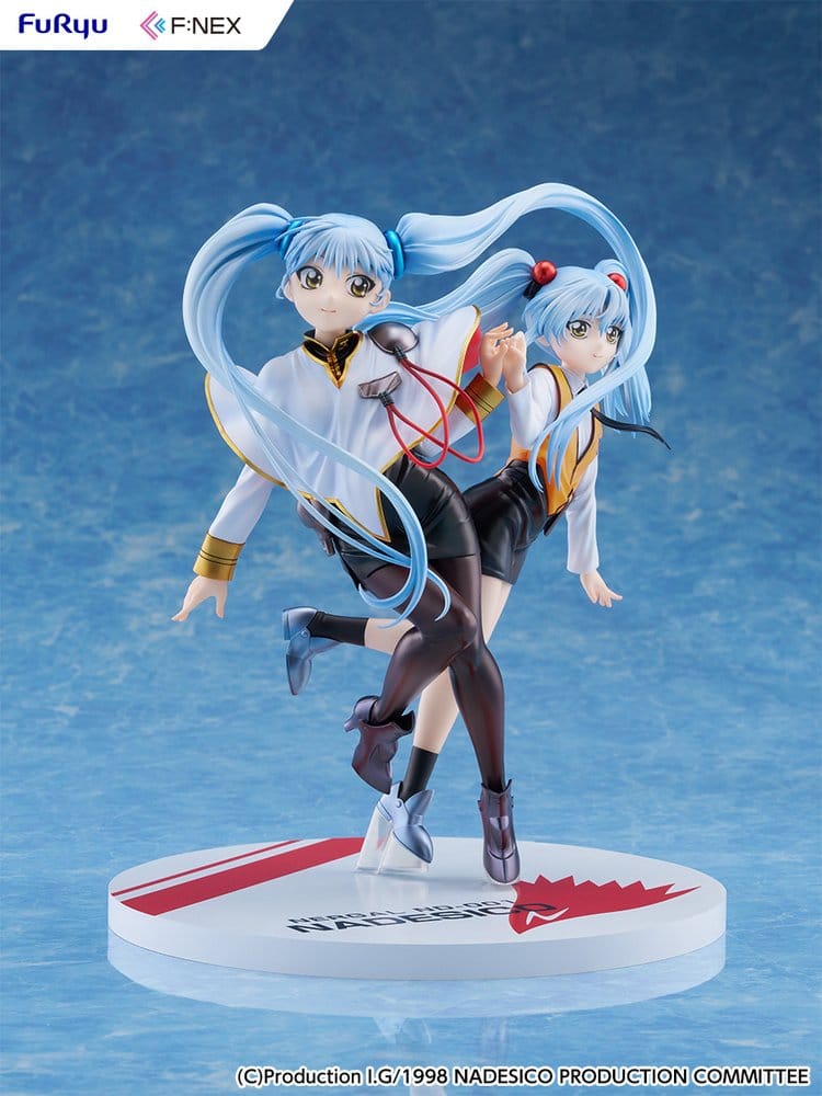 Nadesico filmen Mörkrets prins PVC-figur 1/7 Ruri Hoshino dubbel ruriruri version 22 cm