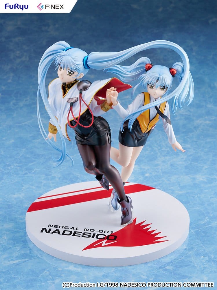 Nadesico filmen Mörkrets prins PVC-figur 1/7 Ruri Hoshino dubbel ruriruri version 22 cm