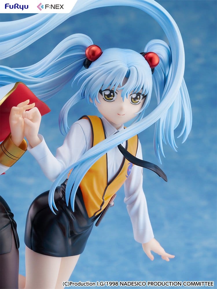 Nadesico filmen Mörkrets prins PVC-figur 1/7 Ruri Hoshino dubbel ruriruri version 22 cm