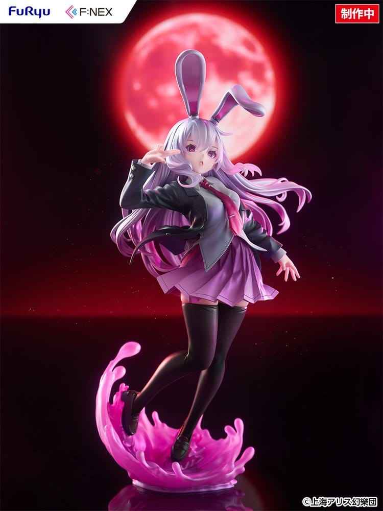 Touhou Project F:NEX PVC-figur 1/7 Reisen Udongein Inaba illustration av Uuzan 28 cm