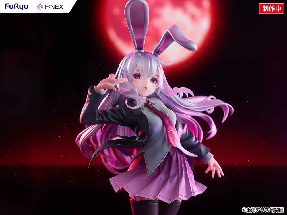 Touhou Project F:NEX PVC-figur 1/7 Reisen Udongein Inaba illustration av Uuzan 28 cm