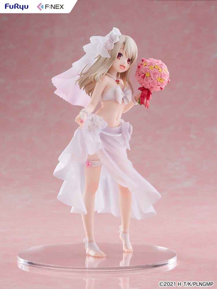Fate/kaleid liner Prisma Illya: Licht - The Nameless Girl F:NEX PVC-figur 1/7 Illyasviel von Einzbern Brudbaddräkt Ver. 21 cm