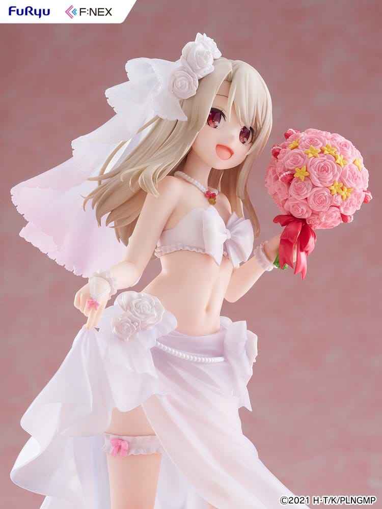 Fate/kaleid liner Prisma Illya: Licht - The Nameless Girl F:NEX PVC-figur 1/7 Illyasviel von Einzbern Brudbaddräkt Ver. 21 cm