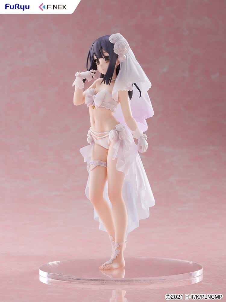 Fate/kaleid liner Prisma Illya: Licht - The Nameless Girl F:NEX PVC-figur 1/7 Miyu Edelfelt Brudbaddräktsversion 21 cm