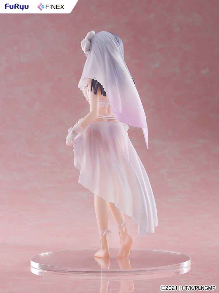 Fate/kaleid liner Prisma Illya: Licht - The Nameless Girl F:NEX PVC-figur 1/7 Miyu Edelfelt Brudbaddräktsversion 21 cm