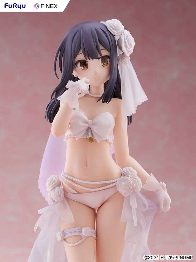 Fate/kaleid liner Prisma Illya: Licht - The Nameless Girl F:NEX PVC-figur 1/7 Miyu Edelfelt Brudbaddräktsversion 21 cm