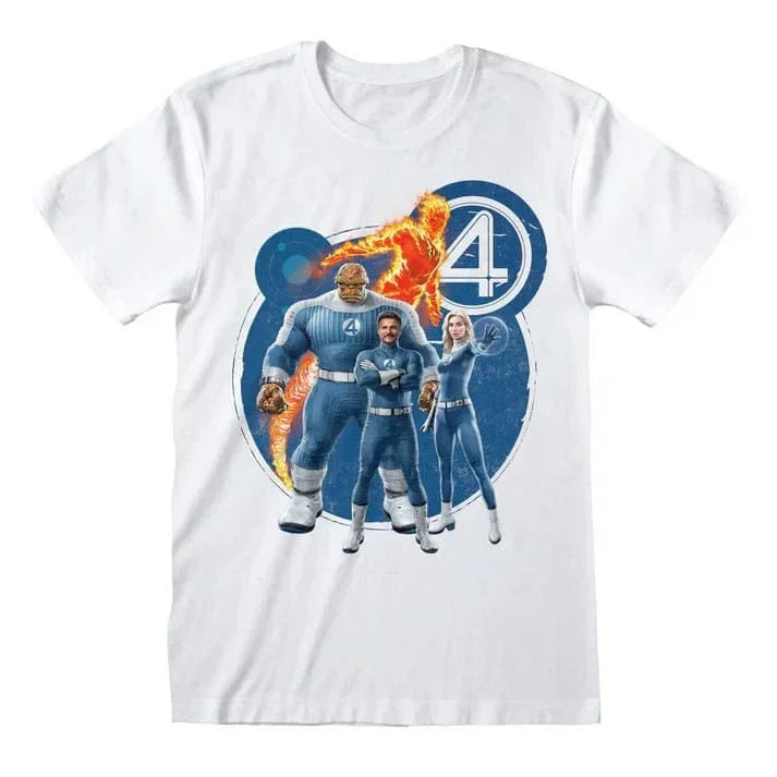 Fantastic 4 T-Shirt Grupp Storlek XL Heroes Inc