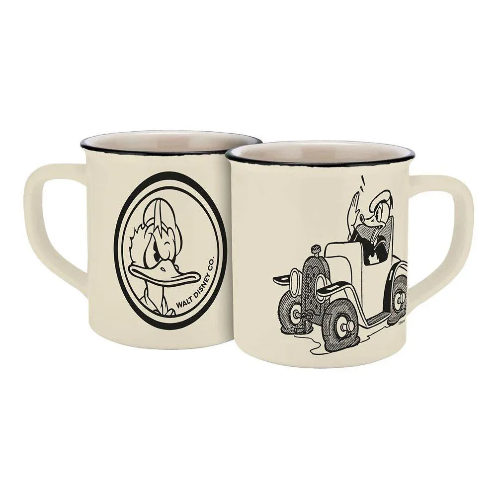 Donald Duck Mug - Donald I Bilen Geda Labels