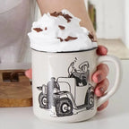 Donald Duck Mug - Donald I Bilen Geda Labels