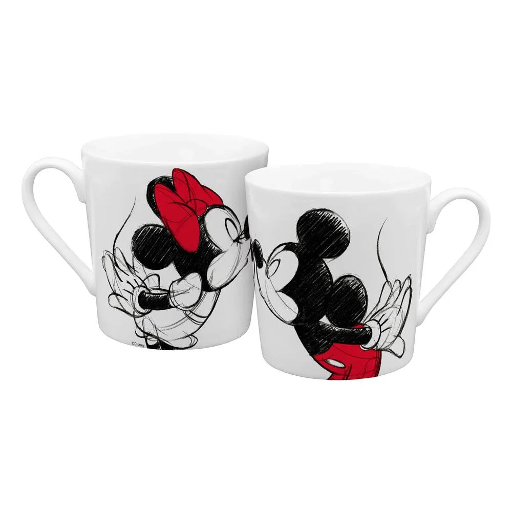Disney Mickey Kiss Skiss Mug – Officiell Kopp Geda Labels