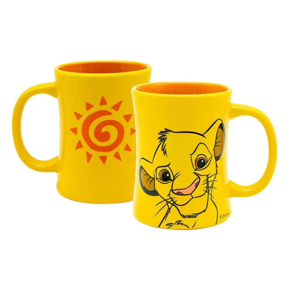 Disney Lejonkungen 3D Reliefmugg Simba 360 ml Geda Labels