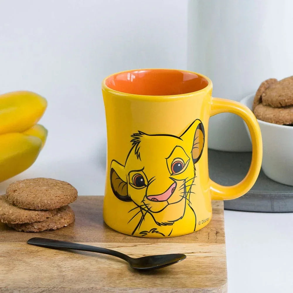 Disney Lejonkungen 3D Reliefmugg Simba 360 ml Geda Labels
