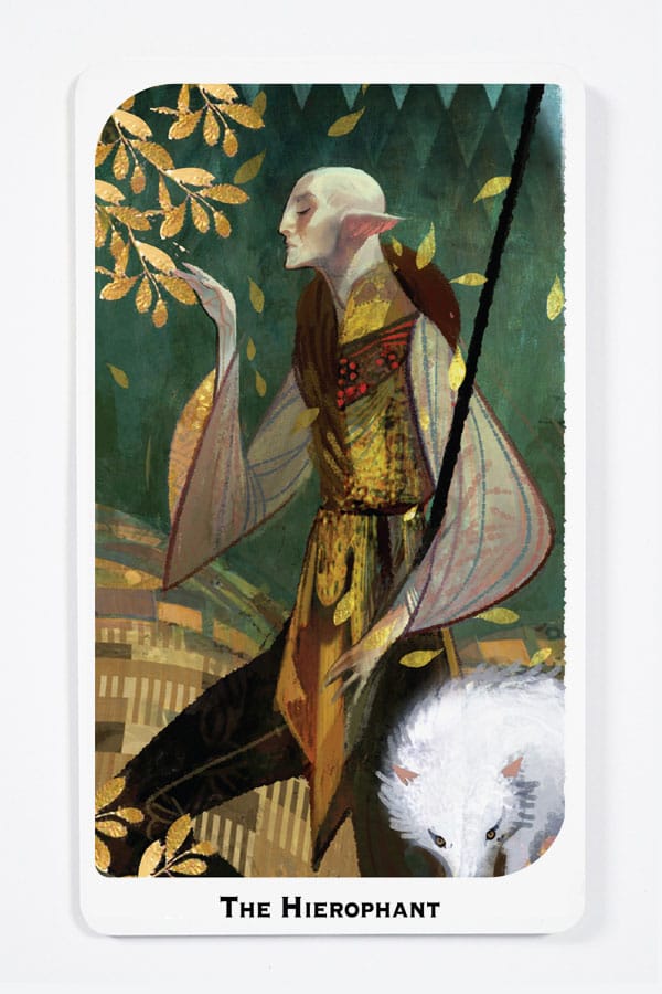 Dragon Age Staty Solas Hierophat Tarot 14 cm DEVplus