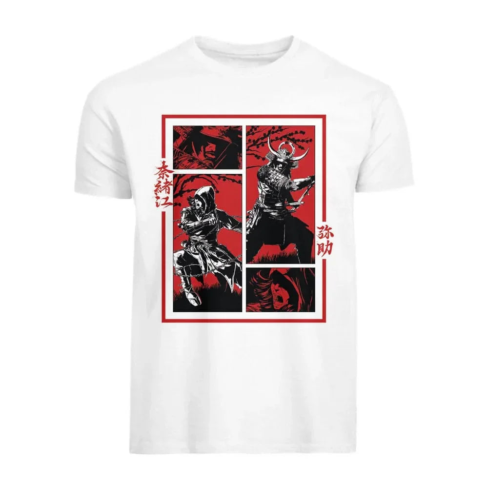Assassin's Creed Shadows T-Shirt Panels - Kvalitets T-Shirt i 100% Bomull DEVplus