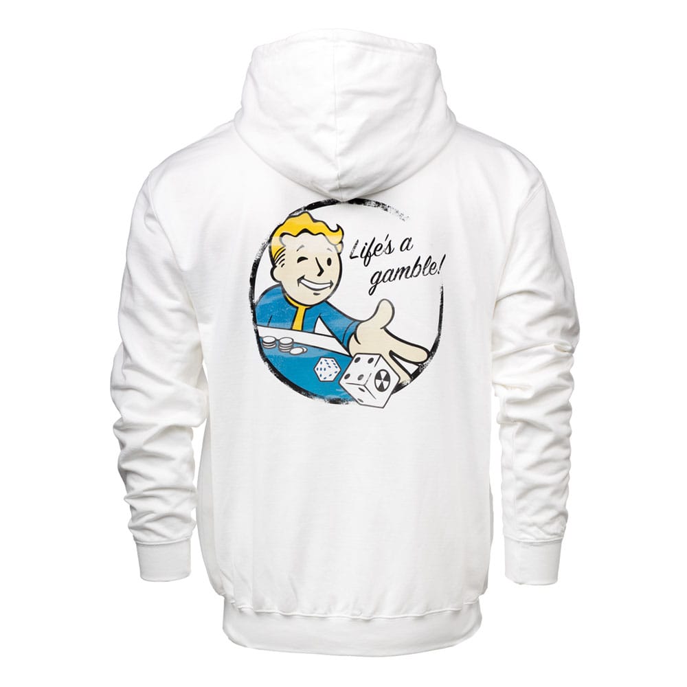 Fallout Zipper Hoodie Gamble, Storlek L DEVplus
