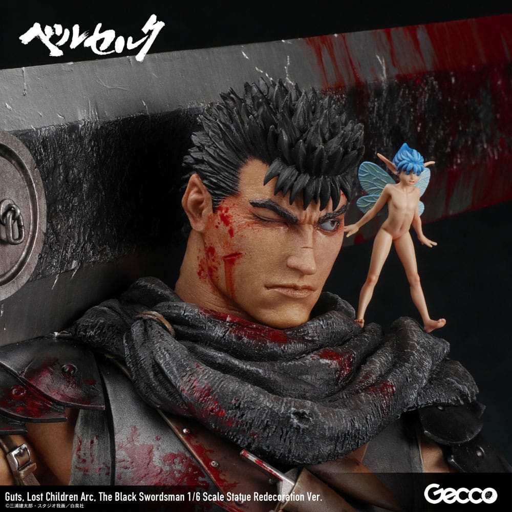 Berserk Figur 1/6 Guts Lost Children Arc The Black Swordsman Redecoration Ver. 38 cm Gecco