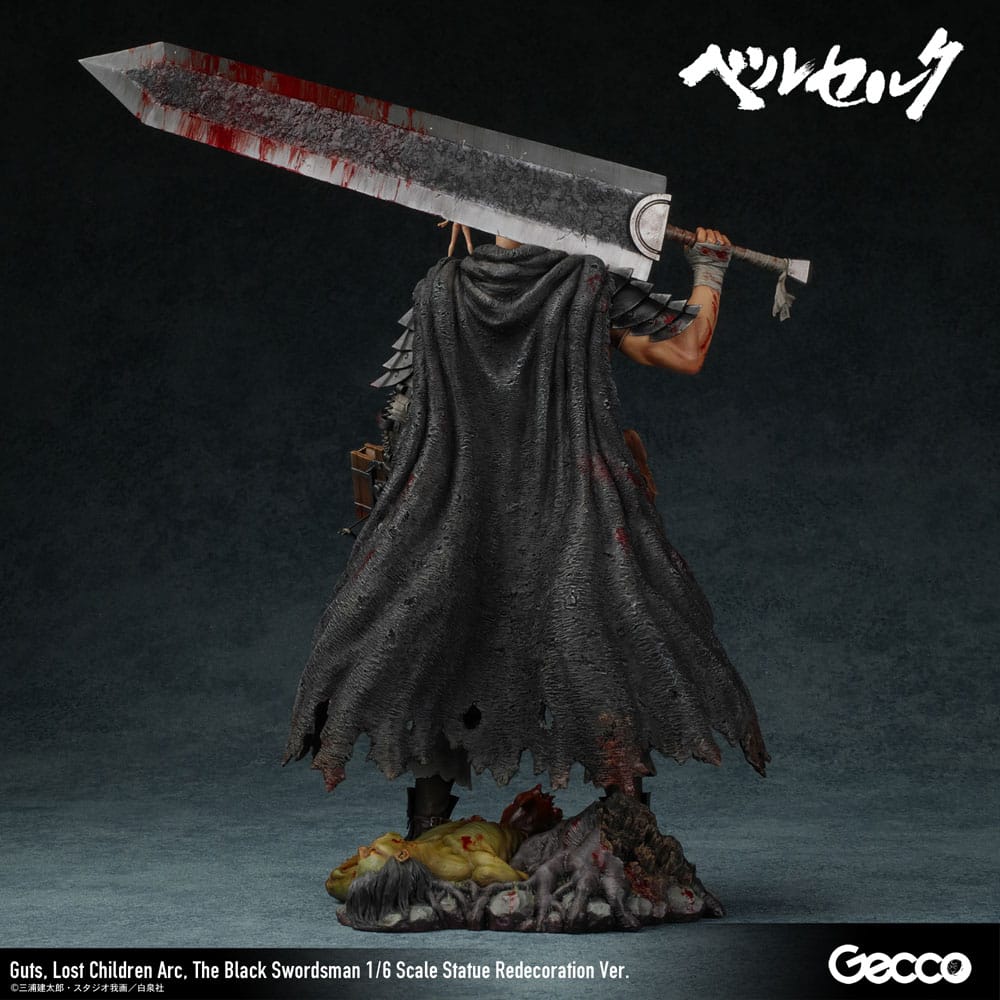 Berserk Figur 1/6 Guts Lost Children Arc The Black Swordsman Redecoration Ver. 38 cm Gecco