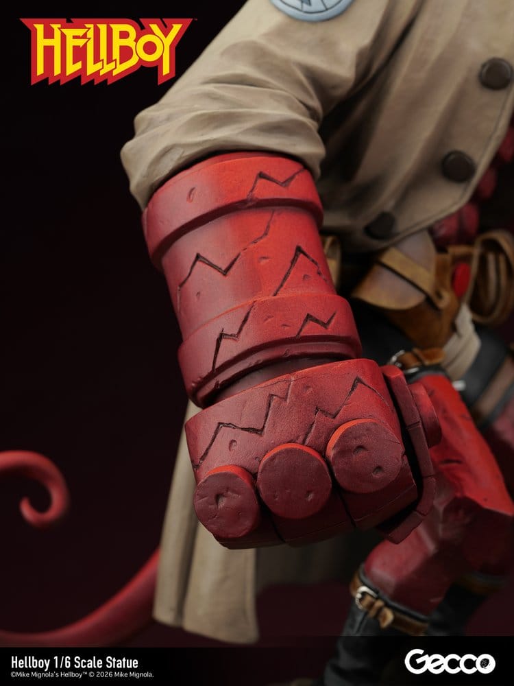 Hellboy PVC-figur skala 1/6, 34 cm