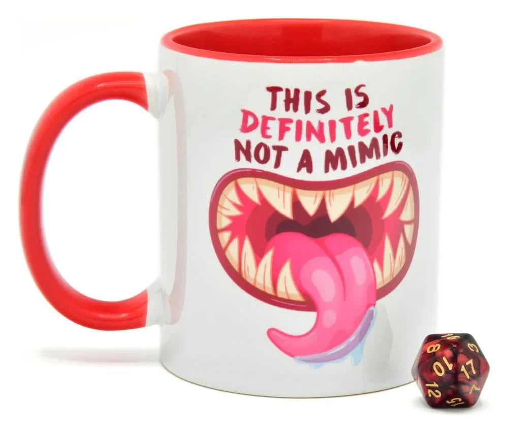 Glassstaff Presentset med Mugg & Tärning D20 - Inte en Mimic Glassstaff