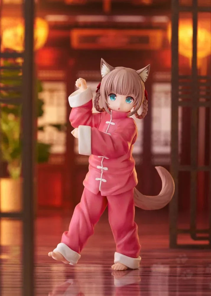 My Cat Is a Kawaii Girl Palette Dress-Up Collection Statue - Kinako Nyang fu Ver. 15 cm Golden Head