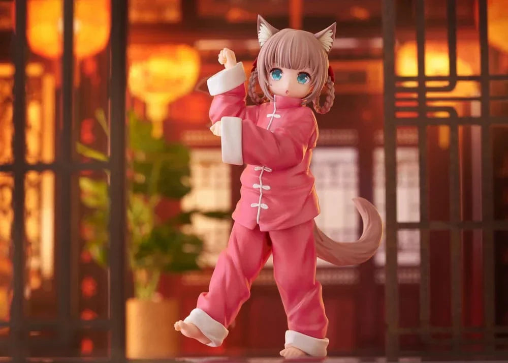 My Cat Is a Kawaii Girl Palette Dress-Up Collection Statue - Kinako Nyang fu Ver. 15 cm Golden Head