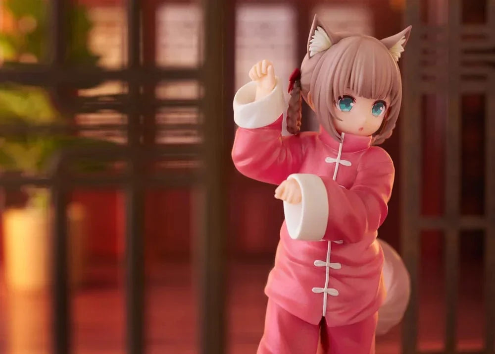 My Cat Is a Kawaii Girl Palette Dress-Up Collection Statue - Kinako Nyang fu Ver. 15 cm Golden Head