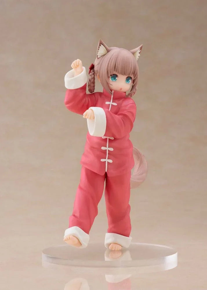 My Cat Is a Kawaii Girl Palette Dress-Up Collection Statue - Kinako Nyang fu Ver. 15 cm Golden Head