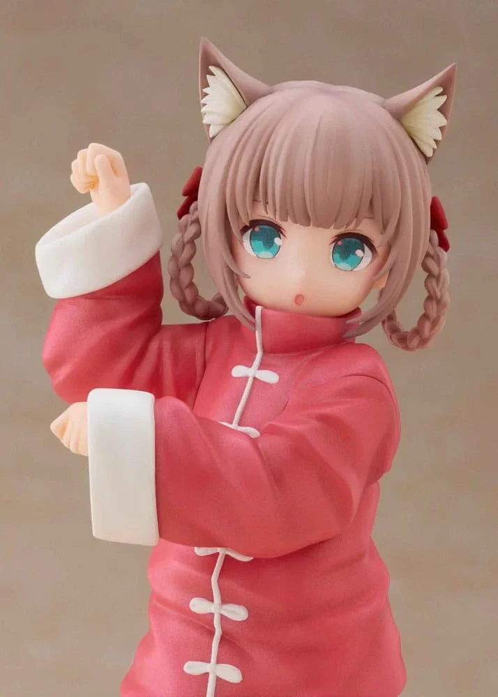 My Cat Is a Kawaii Girl Palette Dress-Up Collection Statue - Kinako Nyang fu Ver. 15 cm Golden Head