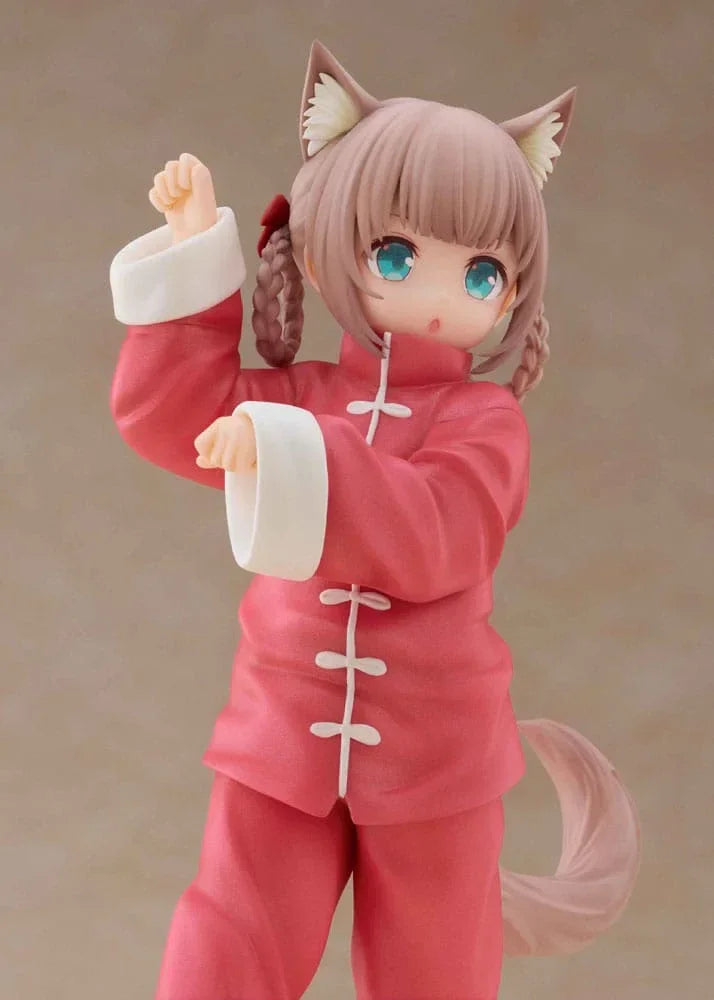 My Cat Is a Kawaii Girl Palette Dress-Up Collection Statue - Kinako Nyang fu Ver. 15 cm Golden Head