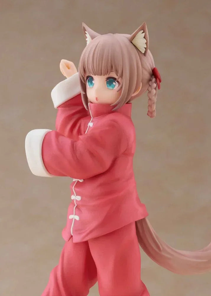 My Cat Is a Kawaii Girl Palette Dress-Up Collection Statue - Kinako Nyang fu Ver. 15 cm Golden Head